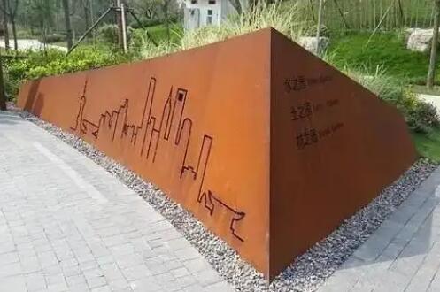 崇信耐候钢挡土墙